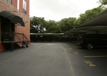 carport and building